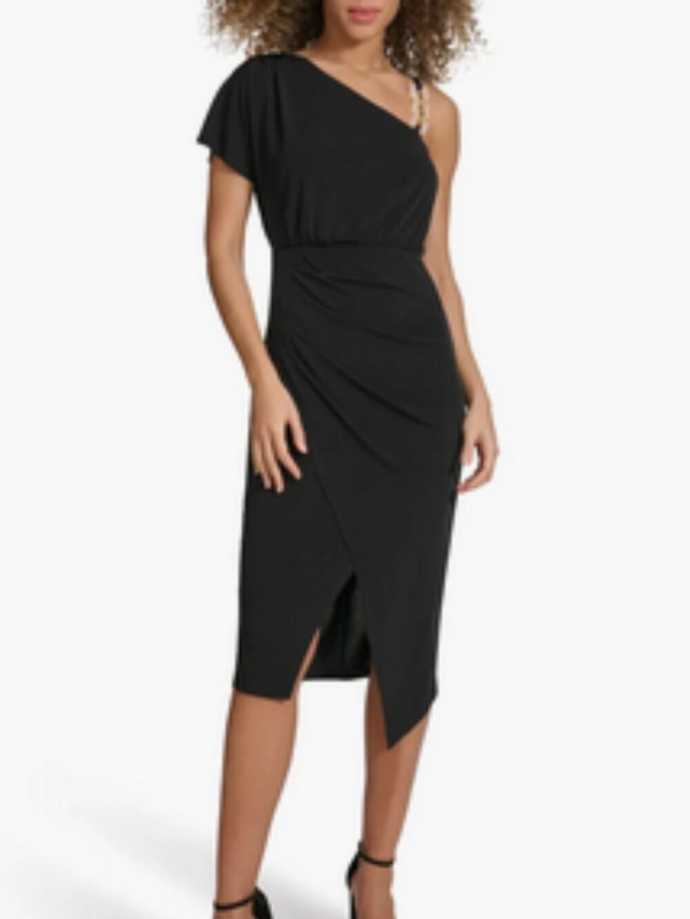 Siena Ity One Shoulder Midi Dress. Sz: 16